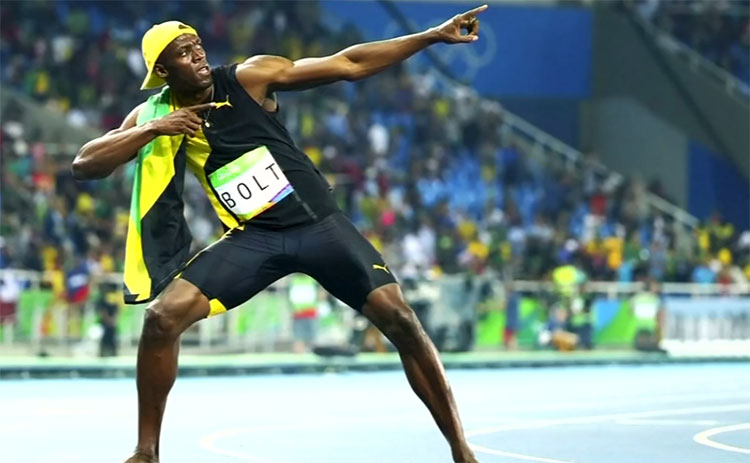 Usain Bolt via Youtube