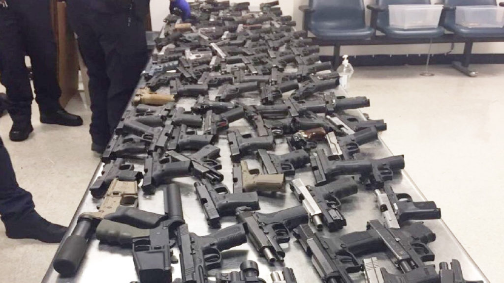 US Agents Intercept Over 100 Guns, Ammo Destined For Jamaica The