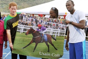 usain colt prince harry news