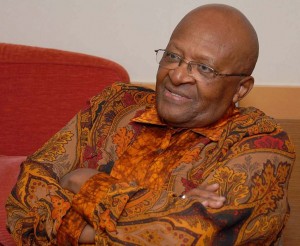 Desmond Tutu,  South African social rights activist