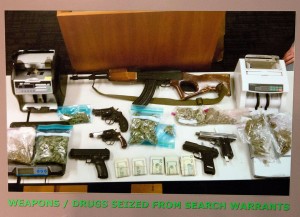 drug money, guns from drugs