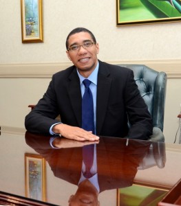 Andrew Holness leader of JLP