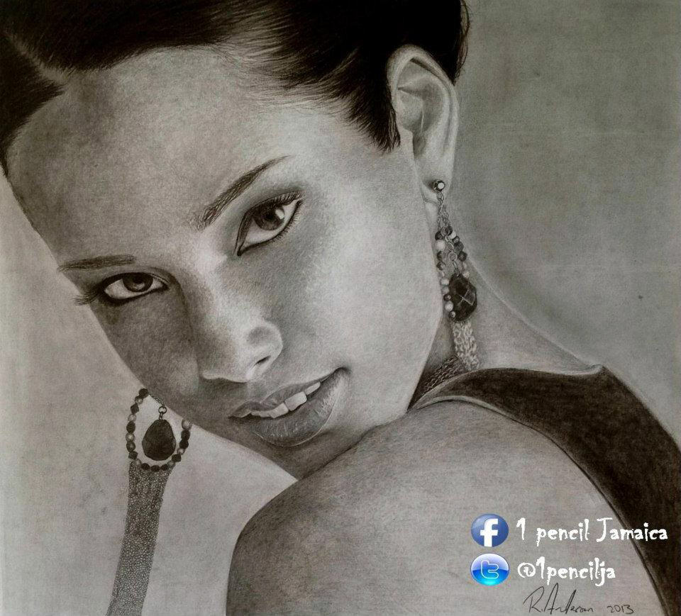 Most beautiful picture of Alicia Keys drawing