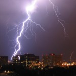 real lightning bolt flash with Usain Bolt