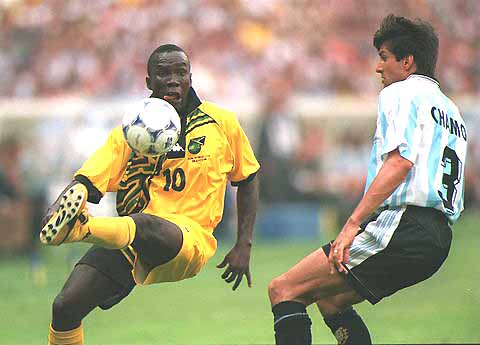 Walter Boyd Blacka Pearl the pearl Best Jamaican footballer striker world cup 98