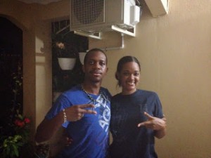 Dave Colleymore and cousin