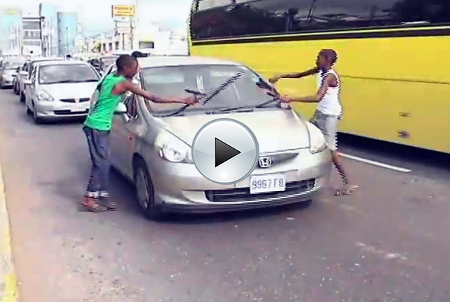 living on the streets in Jamaica boys