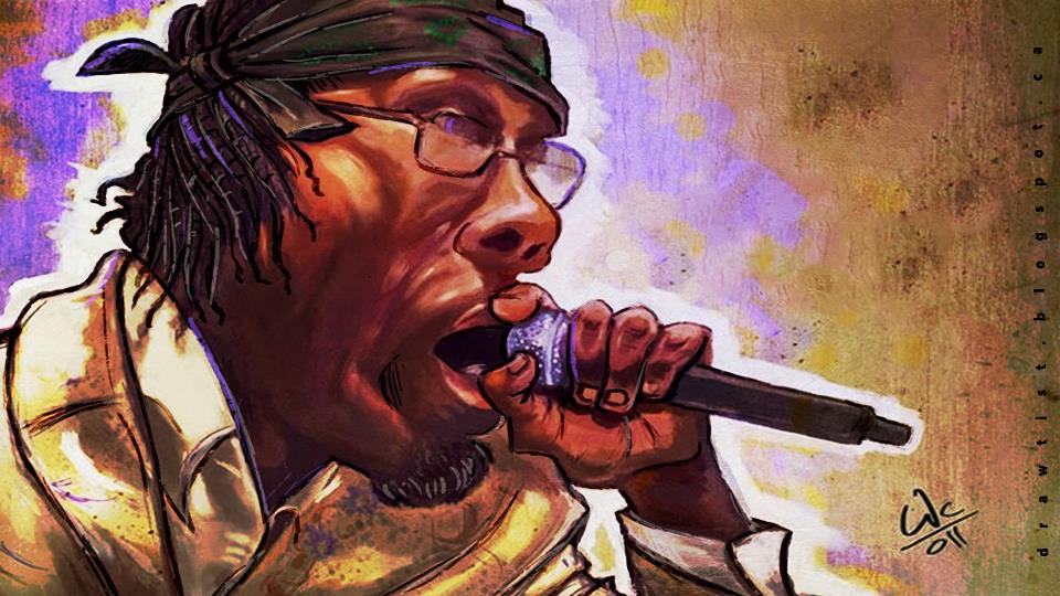 portrait of Shabba ranks the elder trailer load a girls worl a girls