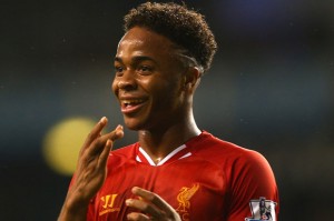 Raheem Sterling from Jamaica in England national squad football team for World CUp 2014