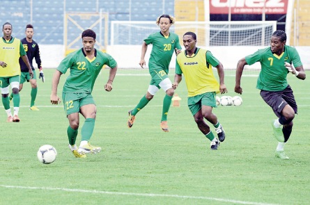 Reggae Boyz train hard