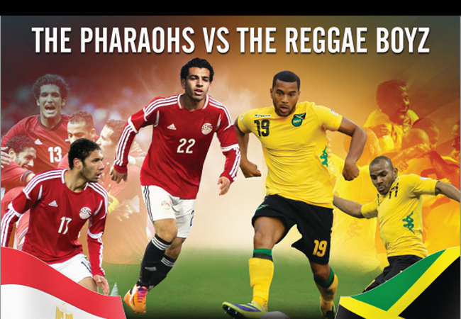 Jamaica 2 Egypt 2 highlights
