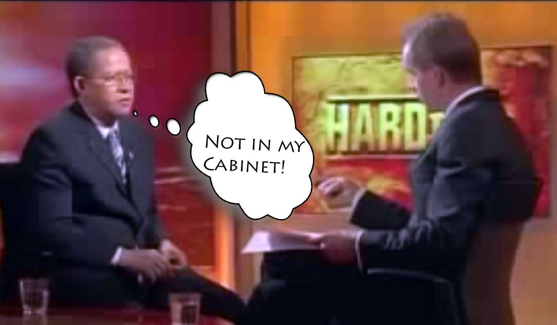 Bruce Golding not in my Cabinet homosexuality in Jamaica