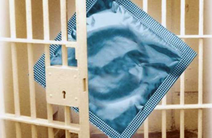 issue condoms in prisons