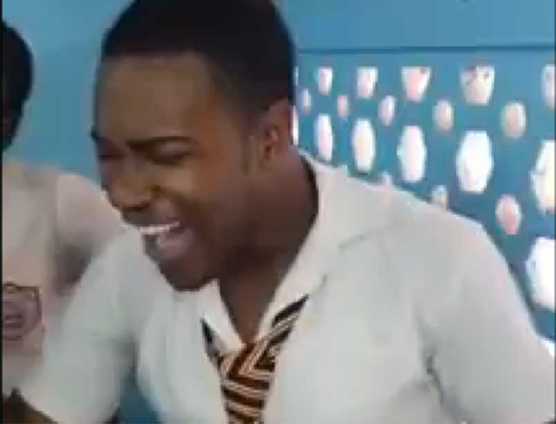 video Jamaican students singing His Eye is on the Sparrow