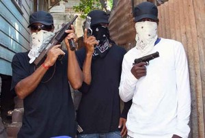 Jamaican boys men from the ghetto grow up to become criminals