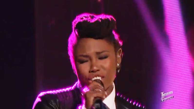 Anita The Voice top 10 Let her go video performance