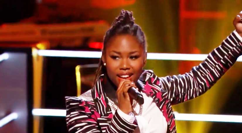 Anita Antoinette Jamaican girl live rounds the voice