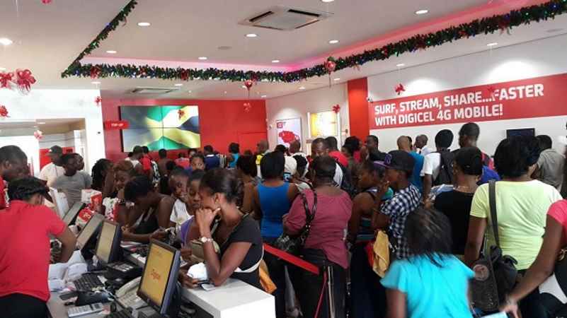 how many phones have Digicel sold