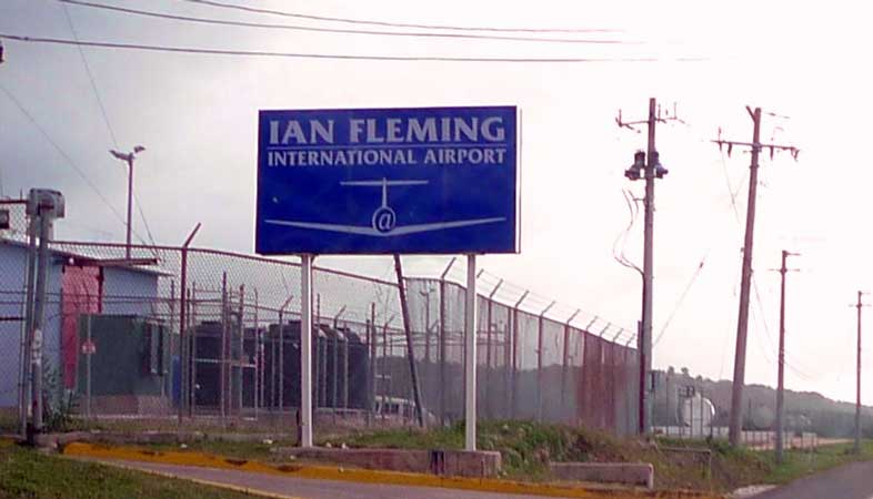 Expand Ian Flemming airport