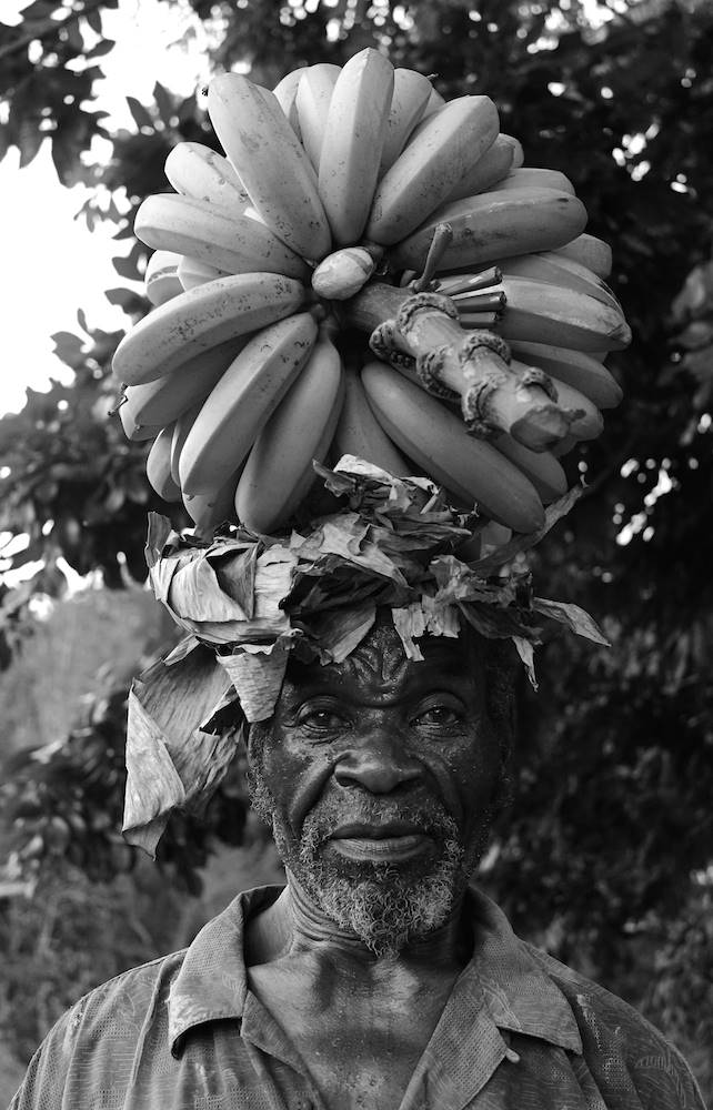 1 Banana Man Boju is the self-proclaimed "banana man" of Ginger Ridge, Jamaica. Ginger Ridge is a small country town in the parish of St. Catherine. Boju primarily makes his living selling bananas to support his partially blind wife. He spends most of his days with a machete traveling deep in the bush to look for food to sell in the area market.