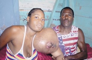 Shakera with her father - Image Source: jamaicaobserver.com