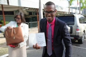 Brian Lumley showed 'Audacity of Hope' for Obama - Image via loopjamaica.com