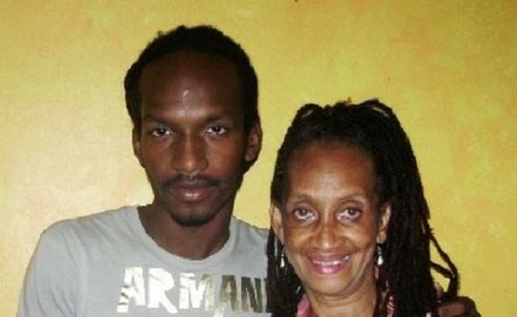 Patsy Ricketts with son
