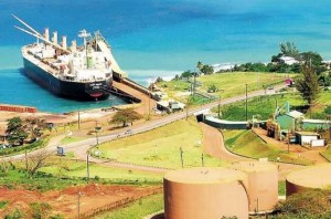 Bauxite port in Discovery Bay, St Ann via jamaicaobserver.com