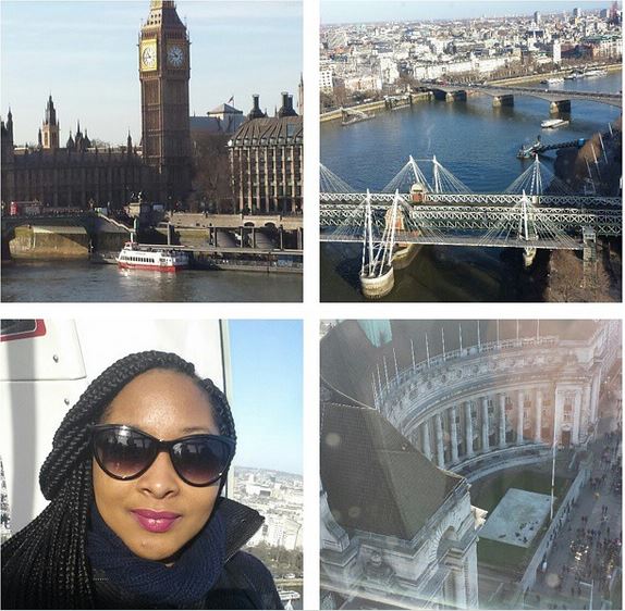 The budding jetsetter capturing many focal points in London