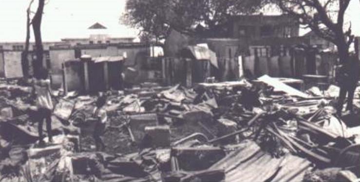 Myers Ward after fire