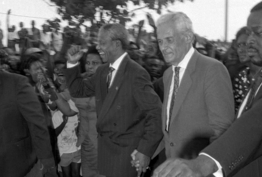 Nelson Mandela and Michael Manley via jis.gov.jm