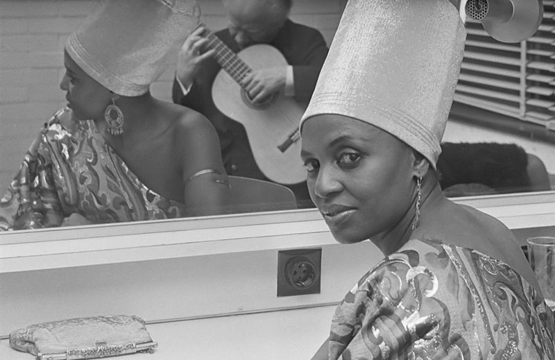 "Miriam Makeba (1969)" by Rob Mieremet / Anefo - Nationaal Archief. Licensed under CC BY-SA 3.0 via Commons.