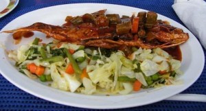 Brown Stew Fish