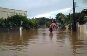 Flooding in Jamaica via Youtube