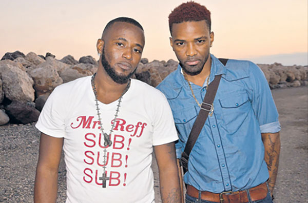 Delus (left) and Konshens via jamaicaobserver.com