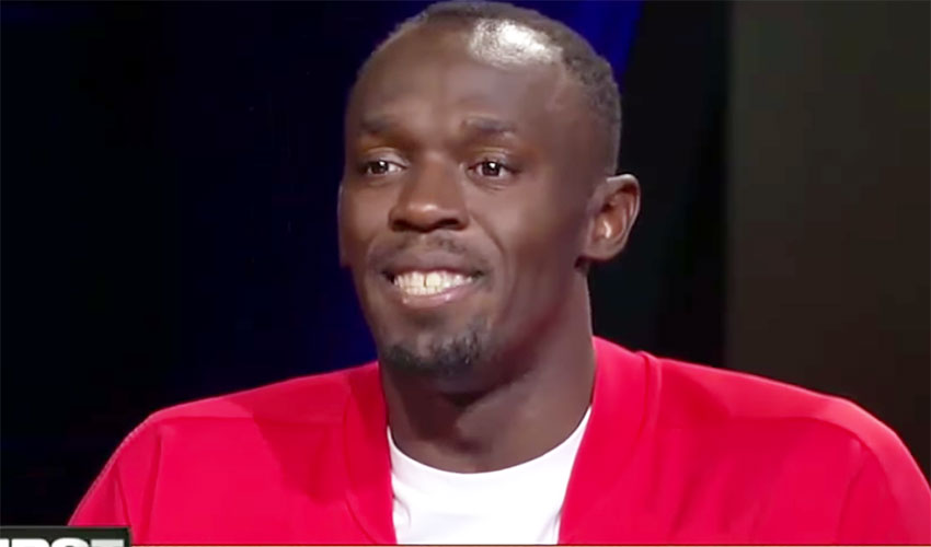 Usain Bolt via Youtube