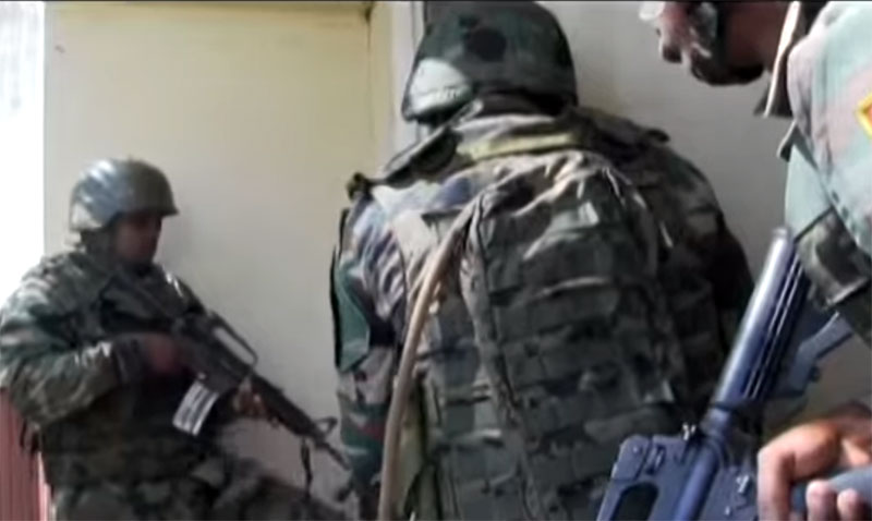 Jamaica Defence Force soldiers via Youtube