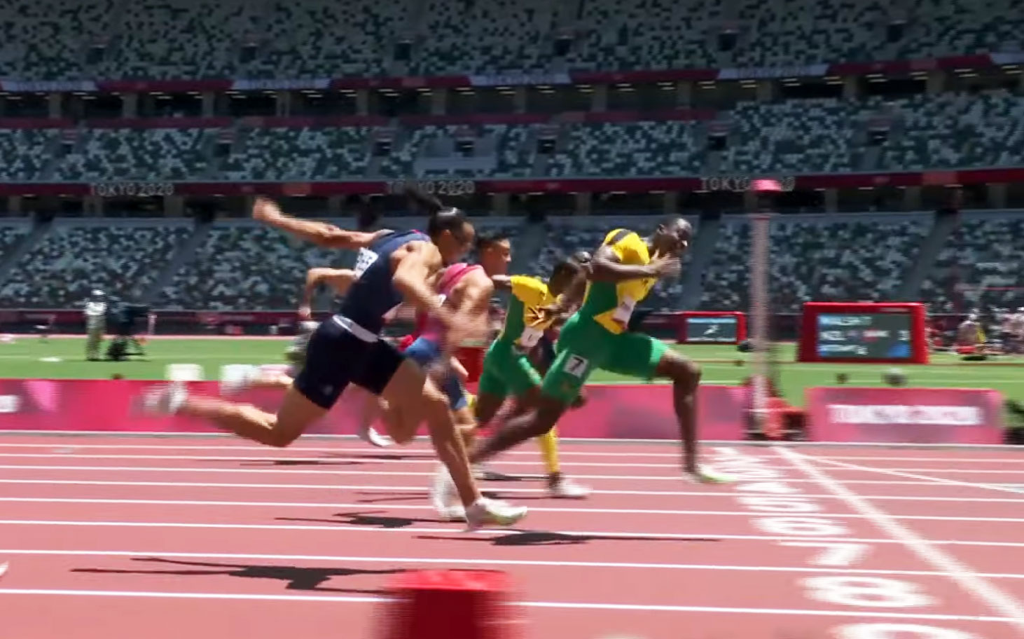 WATCH: Jamaica's Hansle Parchment Wins Men's 110m Hurdles Gold In Tokyo!