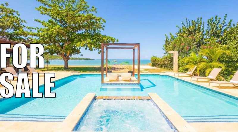 Villa for sale in Jamaica, beachfront property, beachfront home, ocenfront