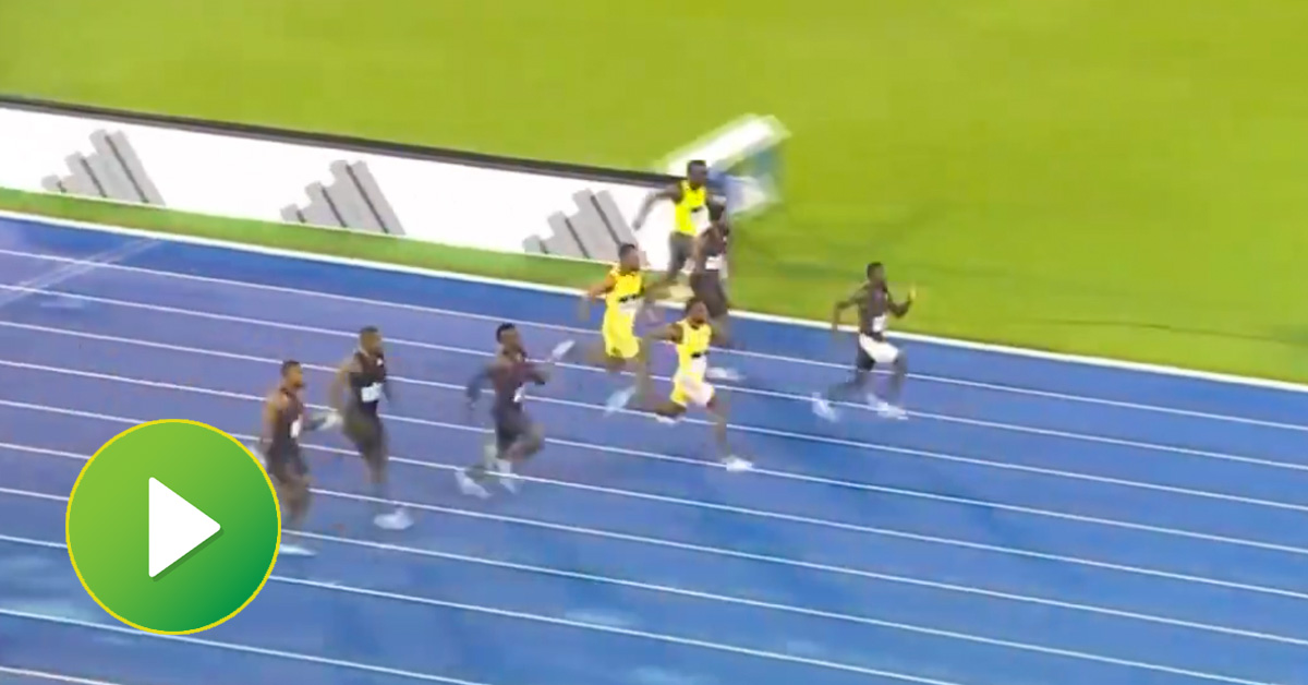 Jamaica's Oblique Seville Stuns World Champion Noah Lyles in 100m at