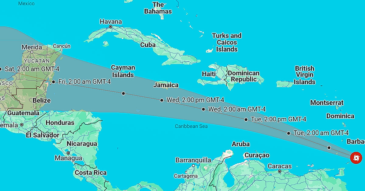 Jamaica Prepares for Hurricane Beryl Only Category 4 Storm Ever