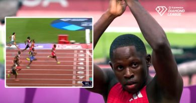 Oblique Seville Defeats Lyles to Win 100m at London Diamond League