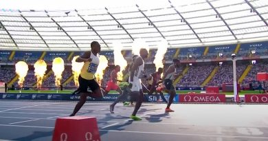 Jamaica’s Thompson Runs 9.87 to Beat Olympic Champion Lyles in Poland